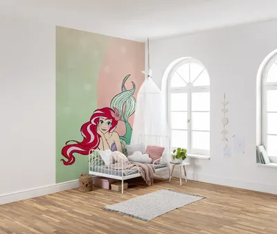 Produktbild von Komar Vlies Fototapete "Ariel Pastell" - Größe: 200 x 280 cm (Breite x Höhe), 4 Bahnen