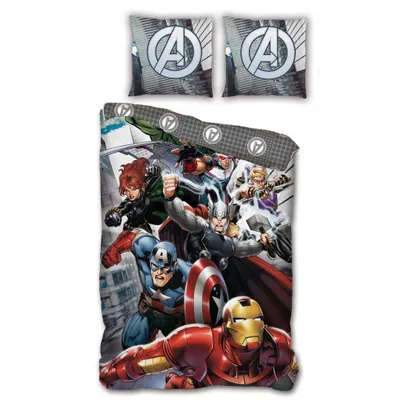 Produktbild von Marvel Avengers Kinder Bettwäsche Set