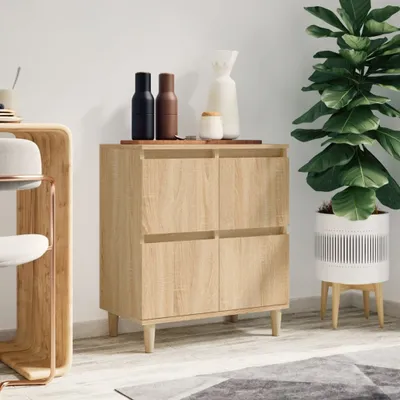 Produktbild von vidaXL Sideboard Sonoma-Eiche 60x35x70 cm Holzwerkstoff