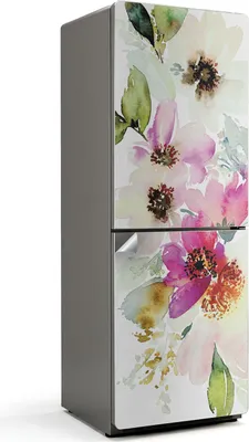 Produktbild von Abstraktes Wassermuster – Kühlschrank Aufkleber – Klebefolie Kühlschrank – Kühlschrank Nachbildung – Kühlschrankfolie selbstklebend – Küchen Nachbildungation – 70x190 cm