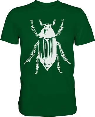 Produktbild von Kakerlake Käfersammler Insekten T-Shirt – Bottle Green / M