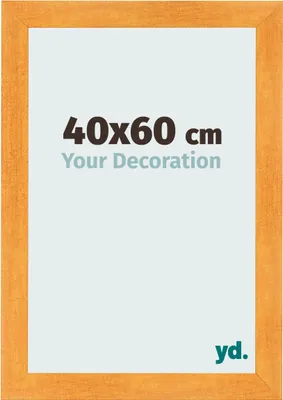Image de Cadre photo, 40x60 cm, orange, MDF, Pisa