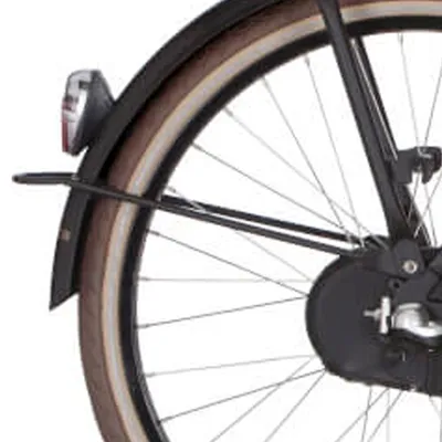 Produktbild von Cortina Fender Rod hinten 24 U4 Jet Black Matt