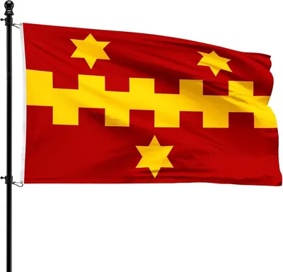 Immagine prodotto di Bandiera Fleterse, 90 x 150 cm, in poliestere, adatta per l'asta di bandiera