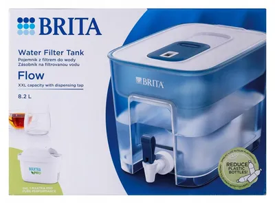 Productafbeelding van Brita 1052805 Waterfilter, drinkwaterfilter, 8 liter, blauw