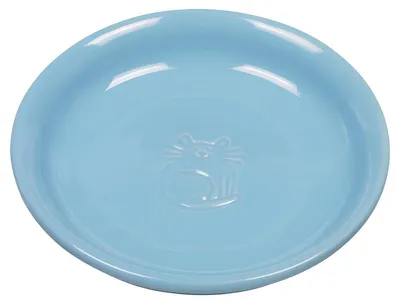 Produktbild von Nobby Katzen Keramik Milchschale hellblau