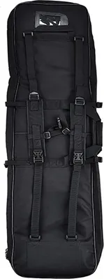 Image de Sac tactique - Sac de randonnée outdoor militaire - Grande capacité (81x24 cm) - Tissu Oxford imperméable - Idéal pour la randonnée, le camping, la pêche et la chasse - Bretelles réglables - Noir