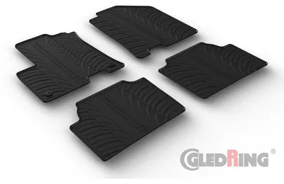 Image de Tapis de sol caoutchouc Gledring Kia e-Niro 2018-2022