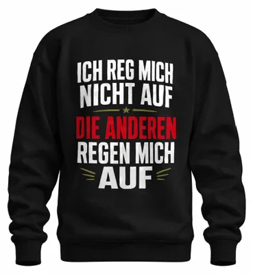 Imagen del producto de No me importa. Camiseta/sudadera con estampado "Statement" (declaración), sarcástica, color , talla XL