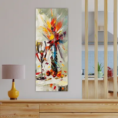 Image de Wallity, DKY521636_3080- TNS2116, Coloré, tableaux sur toile, 30 x 80 cm, 100% toile