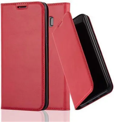 Zdjęcie produktu dla Etui ochronne Cadorabo do Samsung Galaxy S8 w kolorze czerwonym etui na telefon komórkowy z magnetycznym zamknięciem
