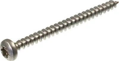 Produktbild von SECCARO Spanplattenschraube Halbrundkopf 4 x 50 mm, Edelstahl V2A VA A2, Holzschraube mit Vollgewinde, TX / Innensechsrund, 150 Stück