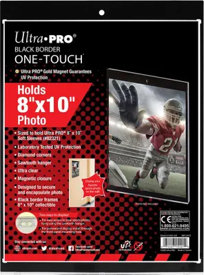 Produktbild von Ultra Pro - 8" x 10" Black Border ONE-TOUCH Magnetic Holder