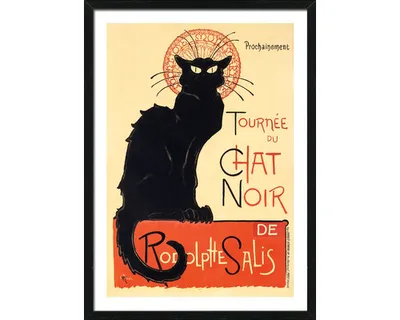 Produktbild von Gerahmtes Bild Tournee du Chat Noir 53x73 cm