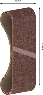 Produktbild von PRO X440 Schleifband, 100 x 610 mm, 120, 3-tlg.