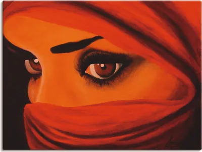 Produktbild von ARTland Leinwandbild Tuareg-Die von Gott Verlassene Größe: 40x30 cm