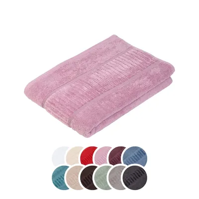 Produktbild von liebling Saunatuch Bio Baumwolle, Serie Organic, 500 gr. / m², 70 x 200 cm, 60 Grad, formstabil, saugstark, schnelltrocknend,  altrosa