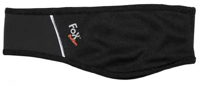 Produktbild von Fox Outdoor Softshell Stirnband für Damen und Herren wasser- und winddicht, Farbe:Schwarz, Grösse:L/XL