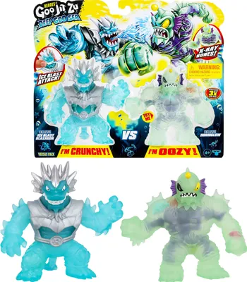 Produktbild von Moose Toys 42629 - HEROES OF GOO JIT ZU - Deep Goo Sea -  "Battle-pack"- Ice Blast Blazagon vs Horriglow