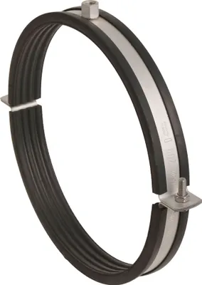 Zdjęcie produktu dla Zacisk rury wentylacyjnej M8 NW100mm Stal nierdzewna V2A : 100 mm Zakres zacisku: 100 mm