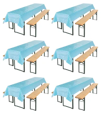 Produktbild von Beautex Party Tischdecke abwaschbar 100x250, für Biertisch geeignet