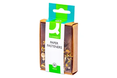 Immagine prodotto di Q-Connect® KF02028 Fermacampioni - 17 mm, testa tonda, 80 pezzi