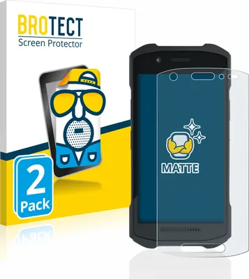Produktbild von 2x BROTECT Schutzfolie für Zebra TC21/ TC26 Displayschutz Displayschutzfolie Folie Matt Entspiegelungsfolie