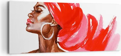 Produktbild von Bild auf Leinwand - Leinwandbild - frau modern - 100x40cm - Wand Bild - Wanddeko - Wandbilder - Leinwanddruck - Bilder - Kunstdruck - Wanddekoration - Leinwand bilder - Wandkunst - AB100x40-3497