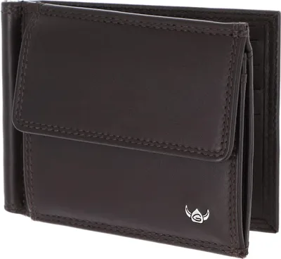 Produktbild von Golden Head Leder Geldbörse Geldklammer Polo RFID Protect Clip-Scheintasche 1921 Dunkelbraun