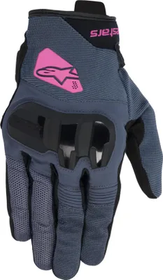 Productafbeelding van CHROME V2 handschoenen, ALPINESTARS, damesmodel (donkergrijs/zwart/paars, maat XS)