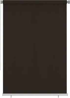 Zdjęcie produktu dla Roleta zewnętrzna, 160 x 230 cm, kolor brązowy, wykonana z HDPE