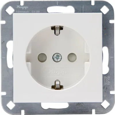 Immagine prodotto di Kopp 940029008, CEE 7/3, 1 modulo/moduli, CEE 7/4, bianco, 250 V, 16 A