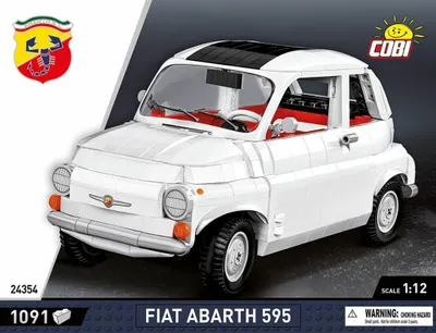 Produktbild von COBI Klemmbausteinset 1965 Fiat 500 Abarth, Auto, 1091 Teile, 24354