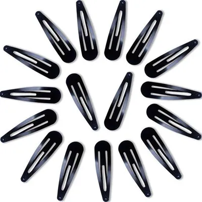 Image de Grandes barrettes, lot de 4, extensibles, pour femmes et filles, accessoires pour cheveux