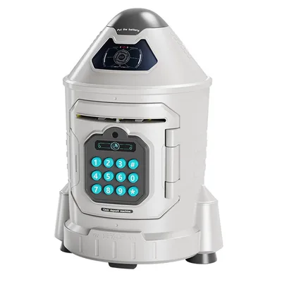 Produktbild von Sparschwein für Kinder mit Passwort- und Gesichtserkennungssimulation – Elektronisches Sparschwein mit Passwortschutz und Gesichtserkennung, Spielzeug-Spardose