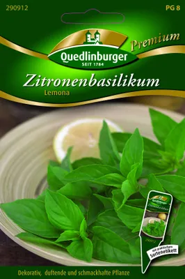 Produktbild von Zitronenbasilikum Lemona | Basilikumsamen von Quedlinburger