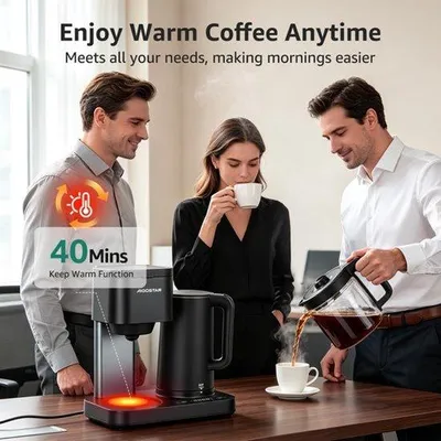 Productafbeelding van Filterkoffiezetapparaat 3-in-1 voor 1,3 l/8 kopjes, 1600 W