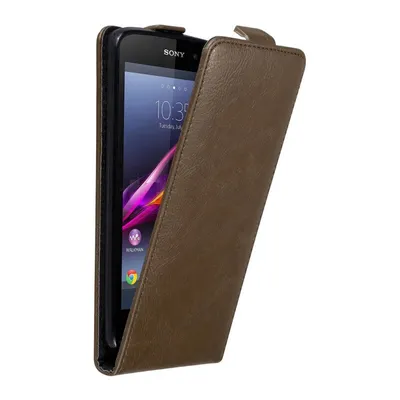 Obrázek produktu pro Cadorabo DE-121182, Sony, Sony Xperia Z1, Hnědá