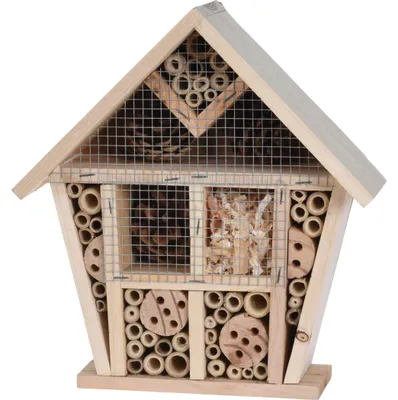 Imagen del producto de Hotel para insectos de madera, marca PROGARDEN, 29 cm, modelo KO-VH1000210