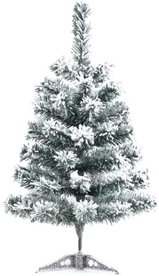 Image de Sapin de Noël artificiel avec neige - Mini sapin de Noël artificiel 45 cm - Décoration de table blanche pour Noël