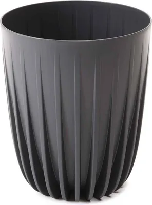 Immagine prodotto di Howhomely Vaso da fiori altezza 46 cm - Vaso per piante antracite - plastica