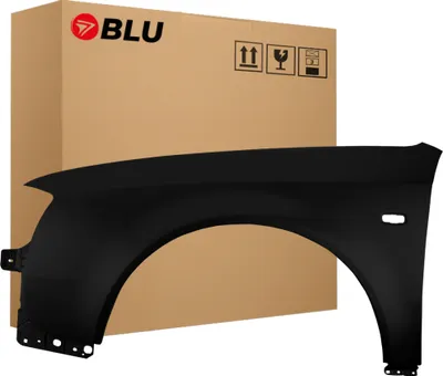 Produktbild von BLU Kotflügel Passend für Audi A6 C5 LIFT LY9B Links Schwarz BrillantSchwarz | 2001-2005 | Vorderseite Vorne | Lackiert | Einbaufertig