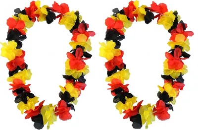 Produktbild von JUNG Fahne Hawaikette 2er Deutschland Fussball WM 2026 Fan, Weltmeisterschaft (Fahne, Flagge, Fan Artikel, Mützen, Auto, Weltmeisterschaft)