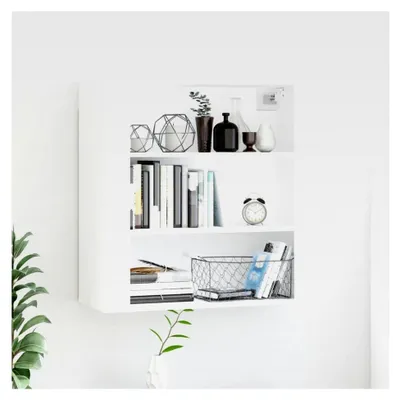 Produktbild von Wandschrank Weiß 80 x 33 x 80 cm aus Holzwerkstoff