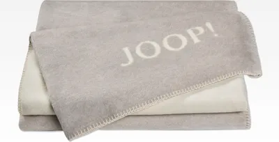 Produktbild von JOOP! Plaid  Uni Doubleface Farbe Rauch-Ecru Größe 150 x 200