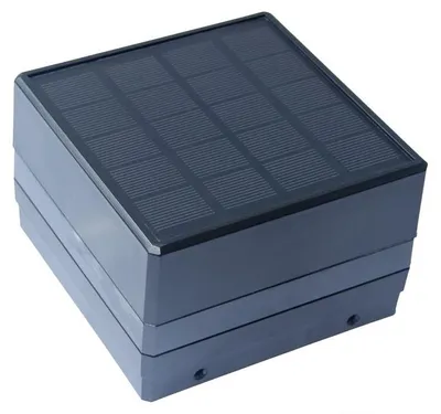 Produktbild von HOME DELUXE Pfostenabdeckung mit Solar LED Beleuchtung CALLUX COVER - 1er Set | Pfostenkappe mit Solarbeleuchtung, Solar Pfostenbeleuchtung, LED Pfostenabdeckung