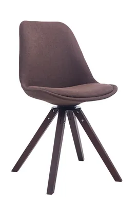 Zdjęcie produktu dla Krzesło obrotowe Troyes Walnut fabric Square