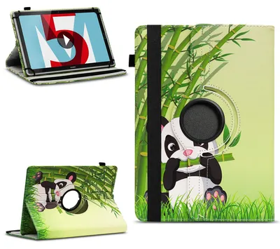 Produktbild von Tablet Hülle für Huawei MediaPad T5 T3 T2 T1 10.1 Tasche Schutzhülle 360 DrehbarFarben:Motiv 10