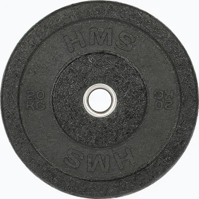 Produktbild von Chtbr20 Schwarz Olympische Hantelscheibe Bumper 20 Kg Hms