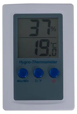 Produktbild von Hygro-Thermometer, Temperaturbereich 0 °C bis 50 °C